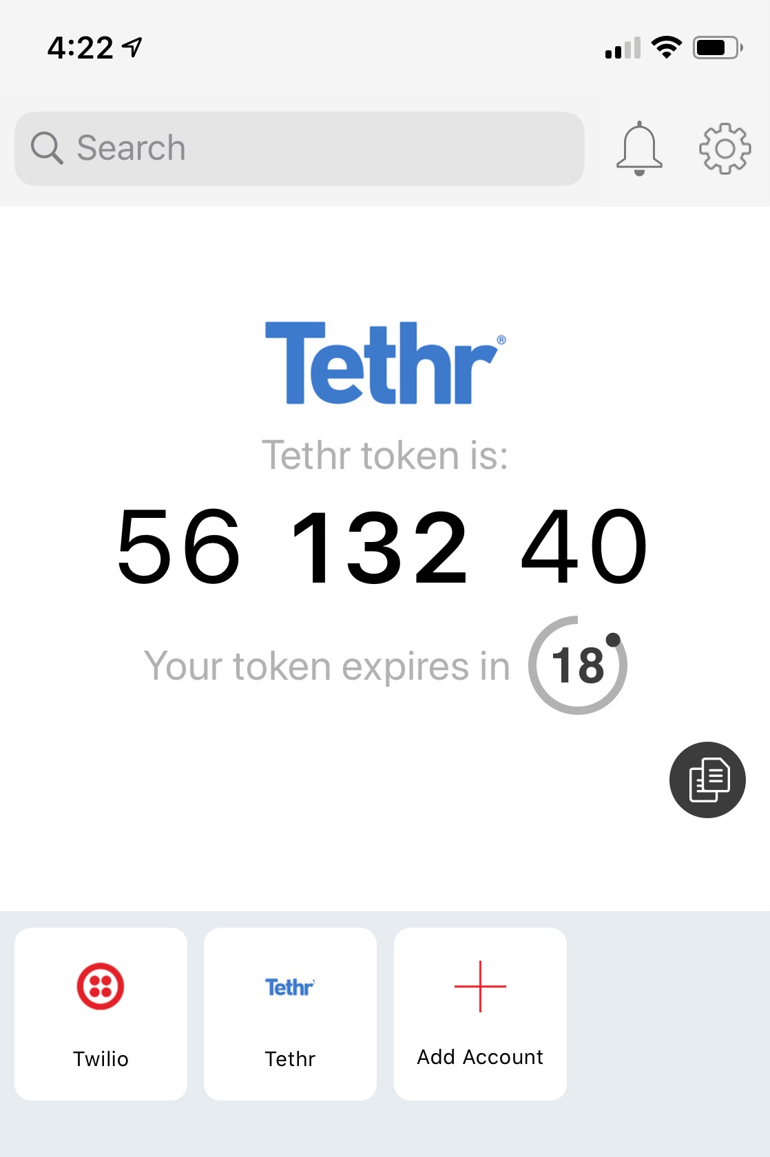 Tethr_account_token_will_display_for_20_seconds_in_Authy_before_it_changes_to_a_new_token_customer-facing_sm___Tethr_customer_support_copy.png